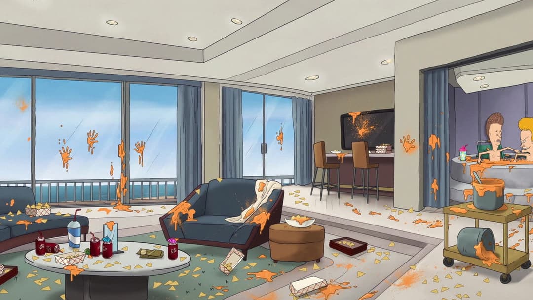 Бівіс і Батт-Гед вставляють Всесвіту backdrop 15