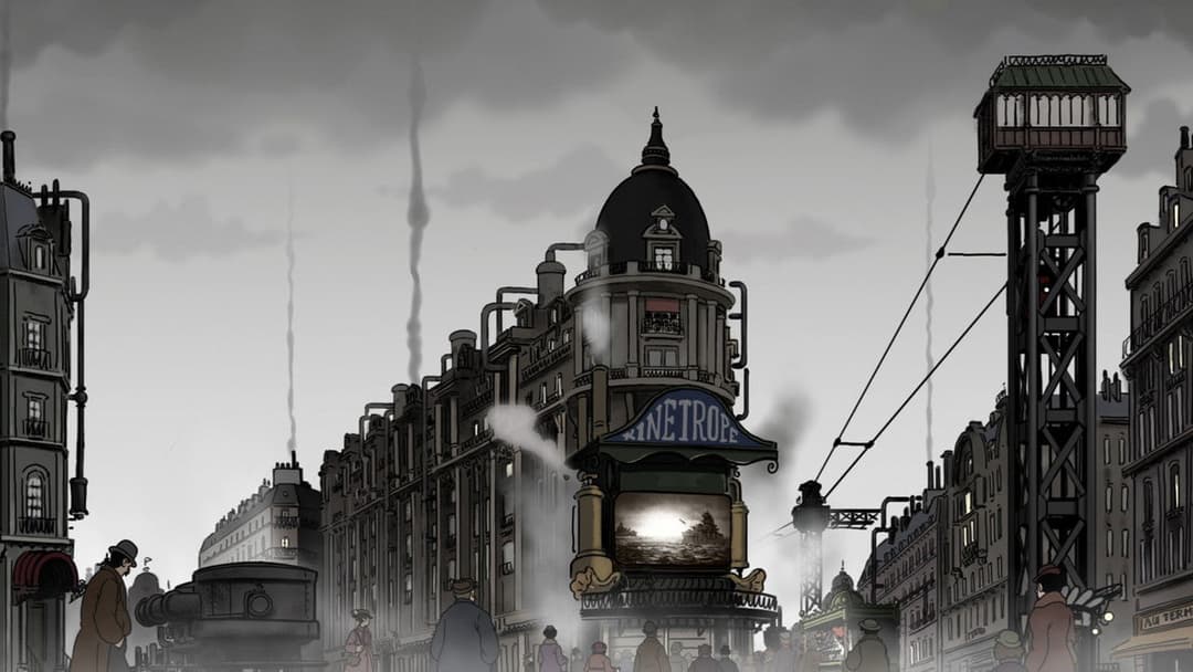 Avril et le monde truqué backdrop 7