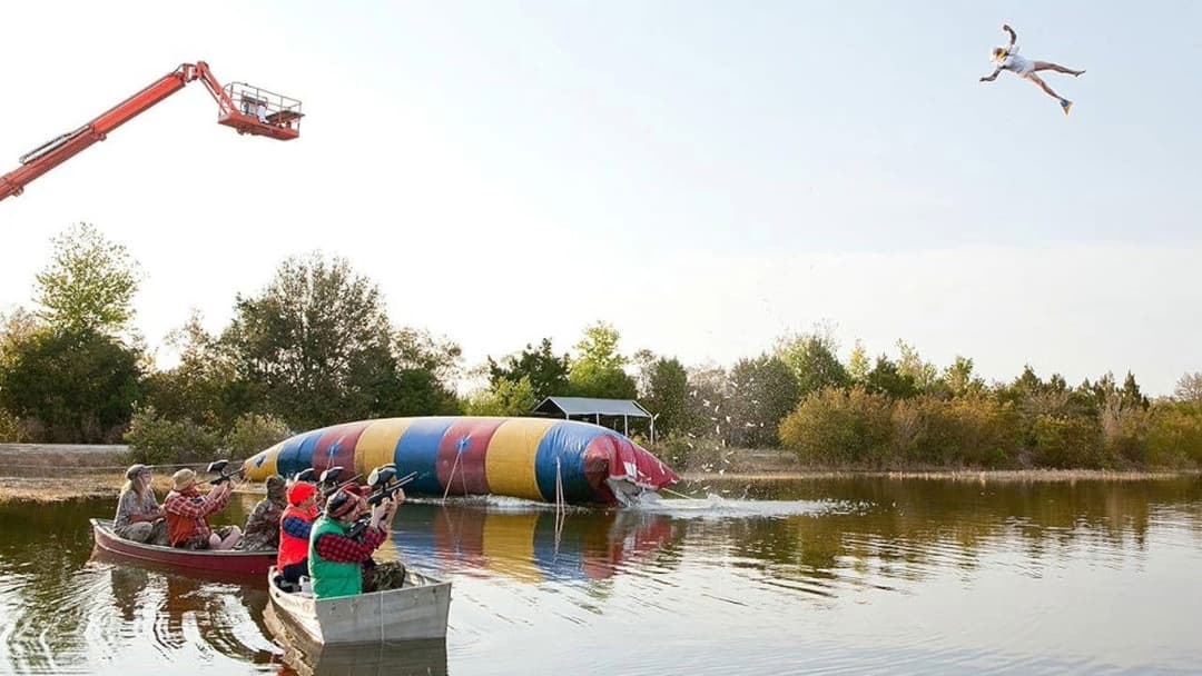 Jackass 3D backdrop 11