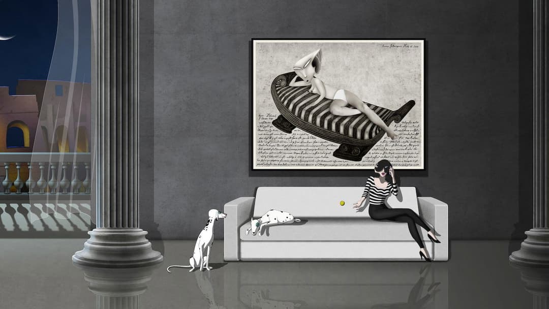 Ruben Brandt, Collector backdrop 5