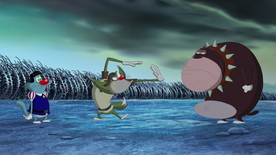 Оґґі та кукарачі backdrop 13