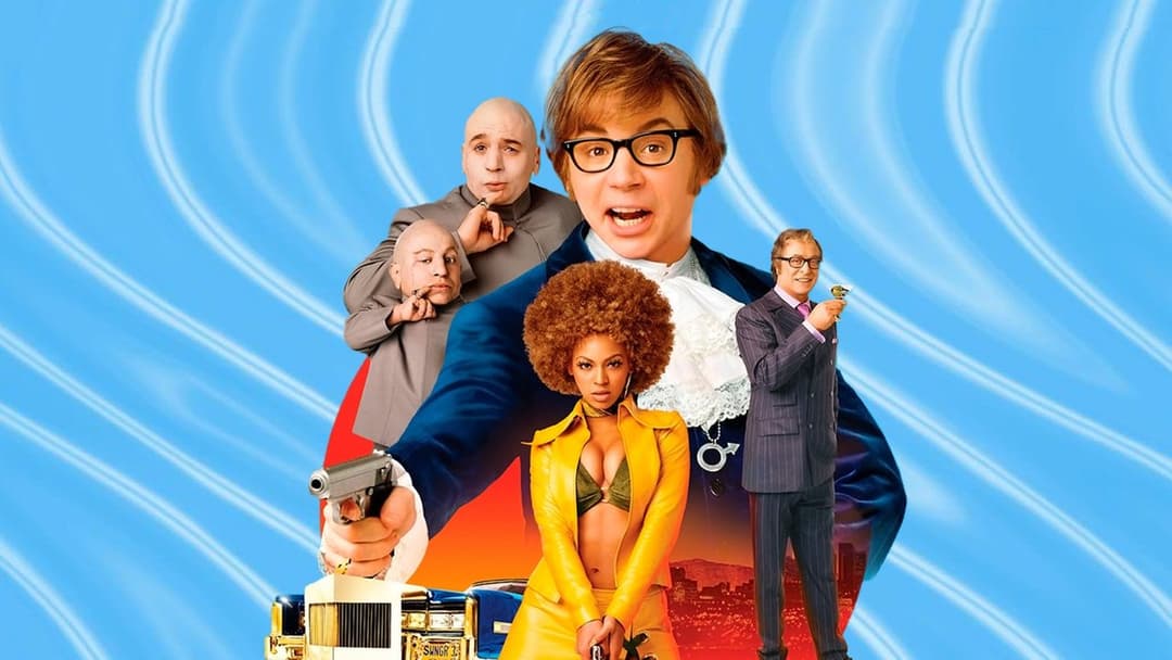Austin Powers in Goldständer backdrop 3