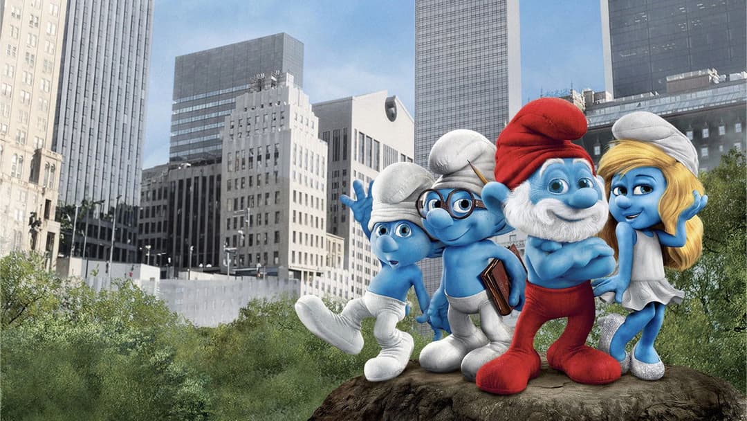 The Smurfs backdrop 4