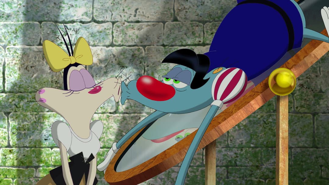 Оґґі та кукарачі backdrop 17