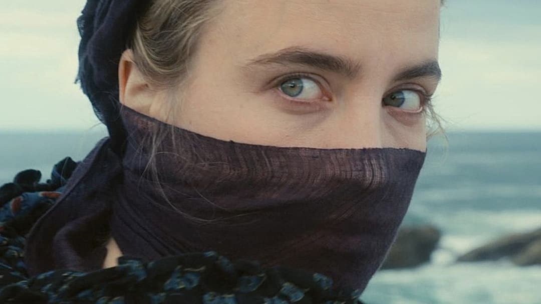 Портрет дівчини у вогні backdrop 14