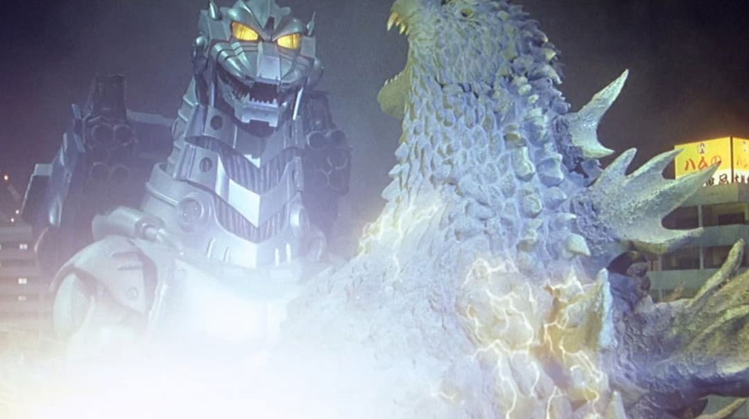 Godzilla Against MechaGodzilla backdrop 8