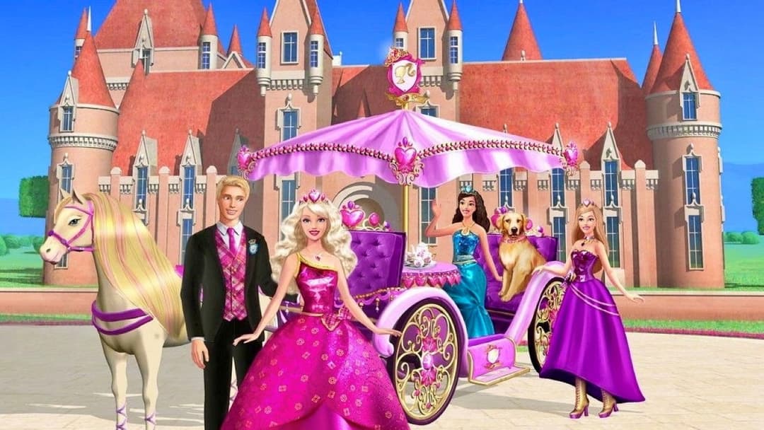 Barbie: Princess Charm School backdrop 9