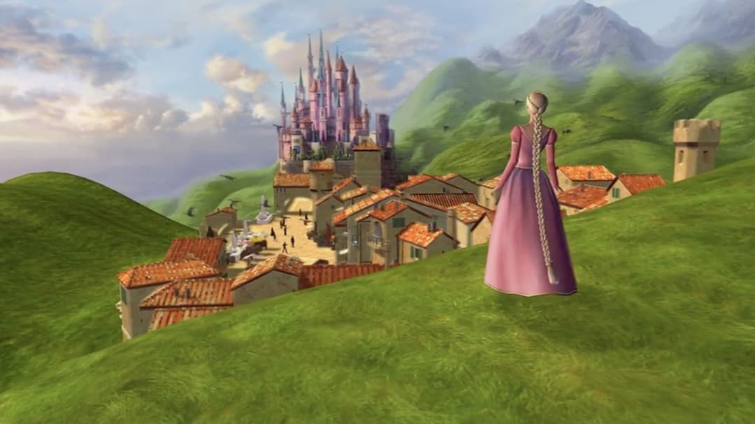 Барбі як Рапунцель backdrop 19