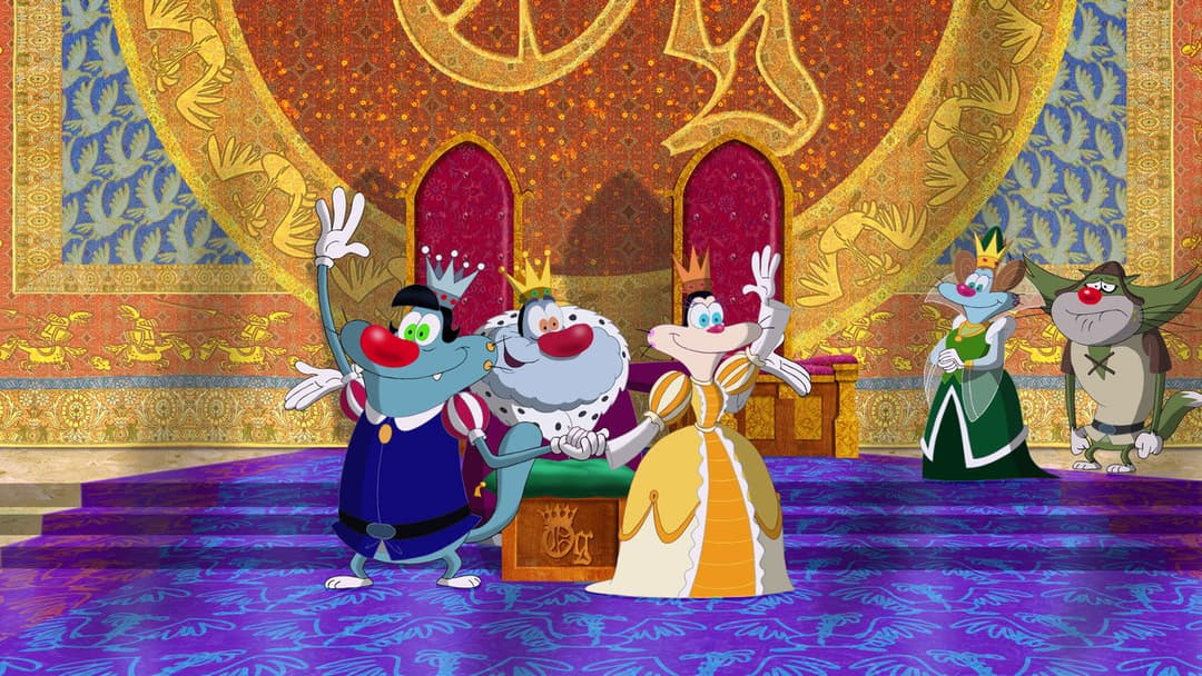 Оґґі та кукарачі backdrop 6