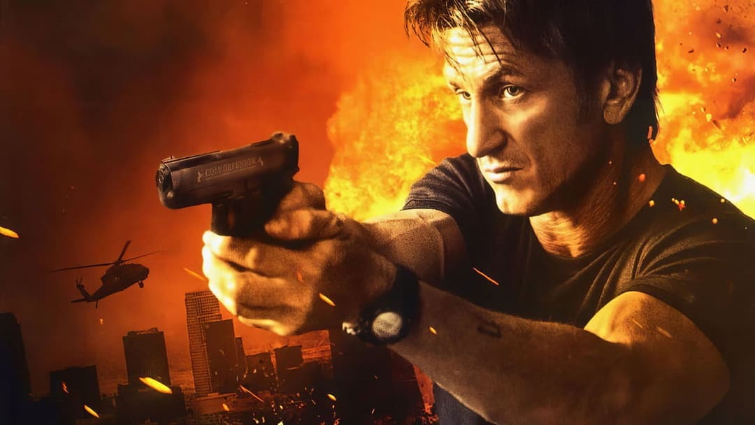 The Gunman backdrop 3