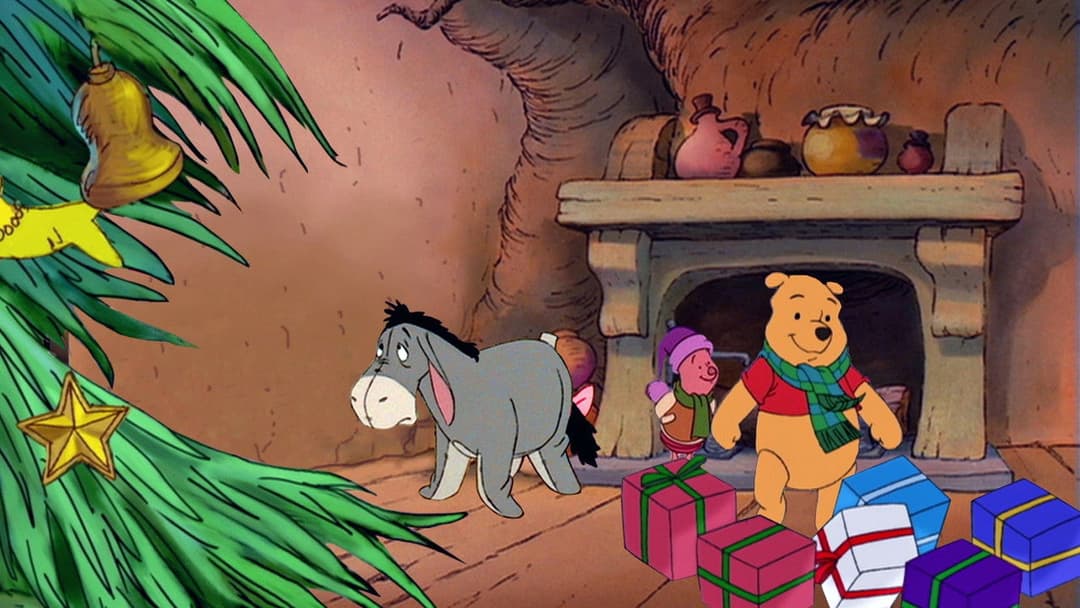 Winnie the Pooh: A Very Merry Pooh Year backdrop 3