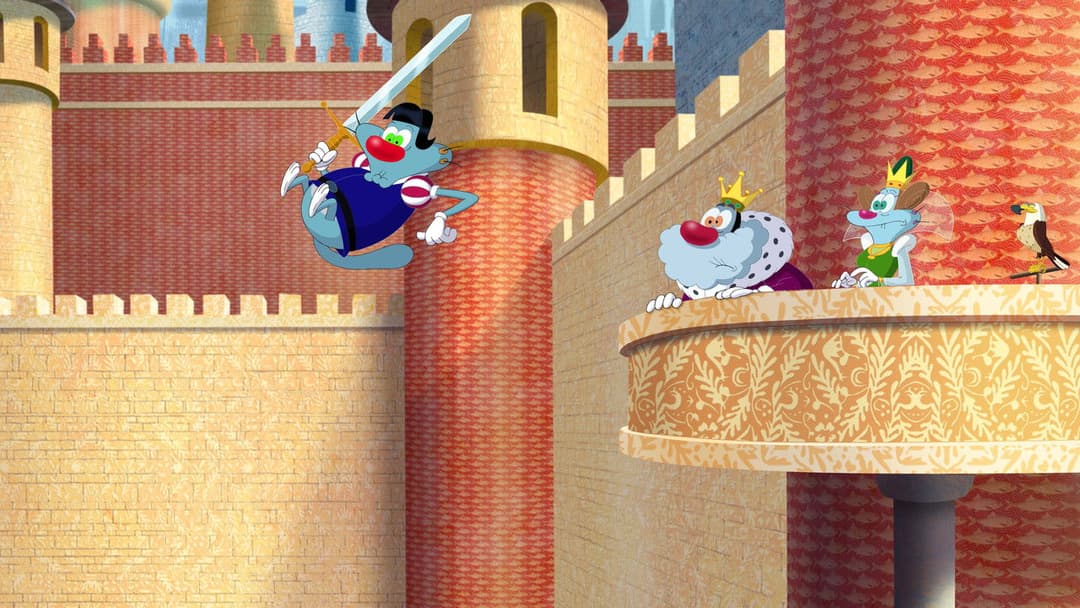 Оґґі та кукарачі backdrop 3