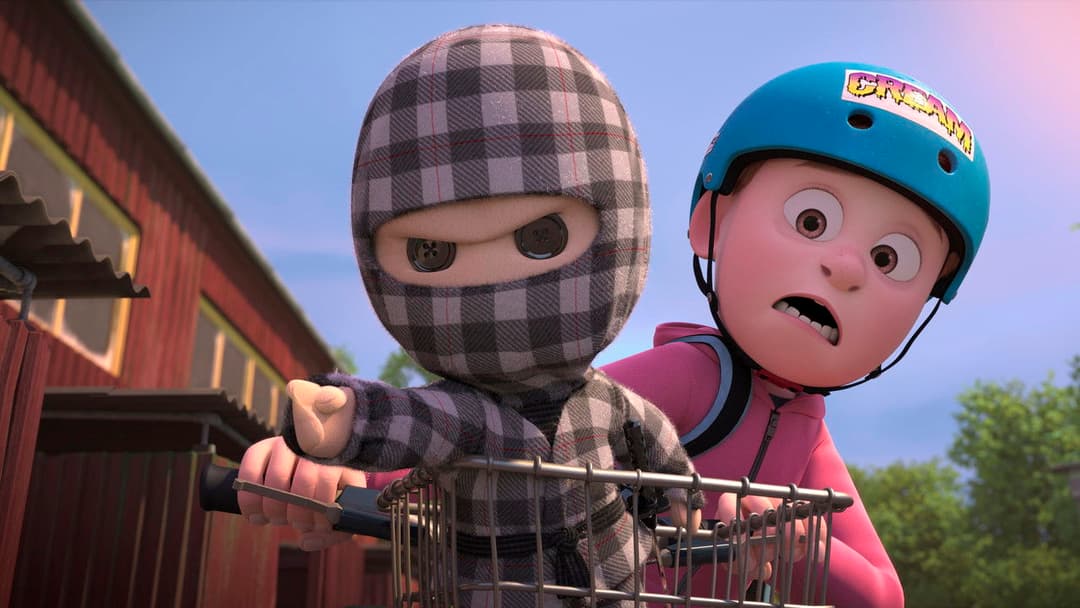 Der karierte Ninja backdrop 8