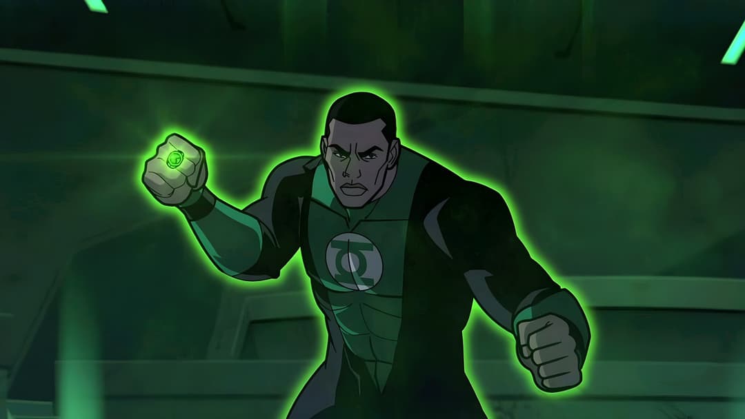 Green Lantern: Beware My Power backdrop 4