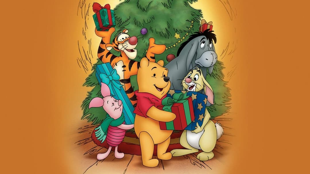 Winnie the Pooh: A Very Merry Pooh Year backdrop 5