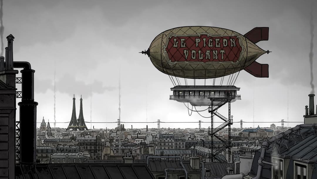 Avril et le monde truqué backdrop 6