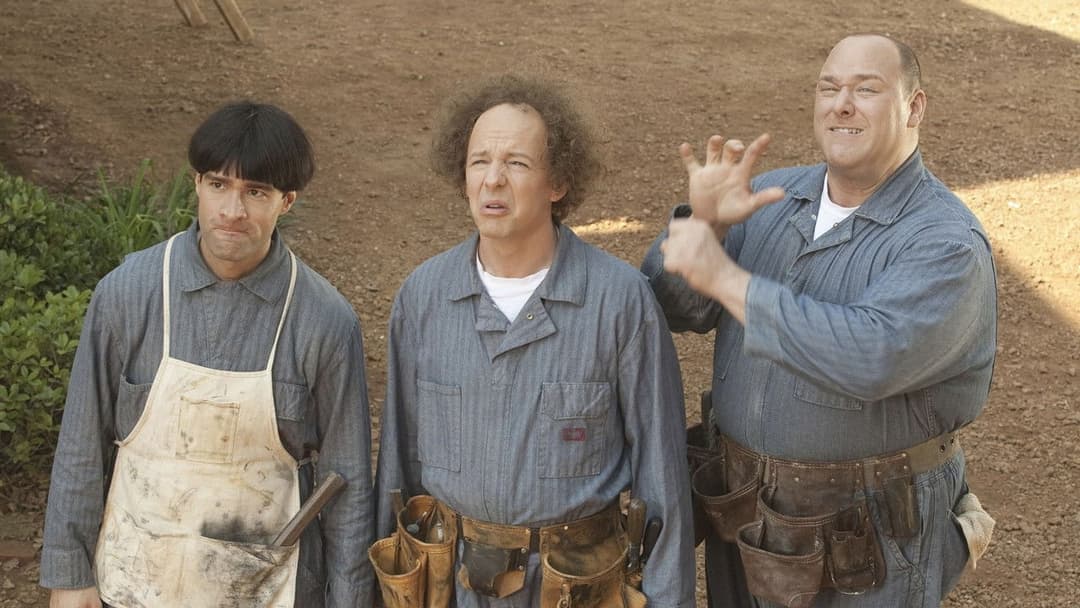 Die Stooges - Drei Vollpfosten drehen ab backdrop 5