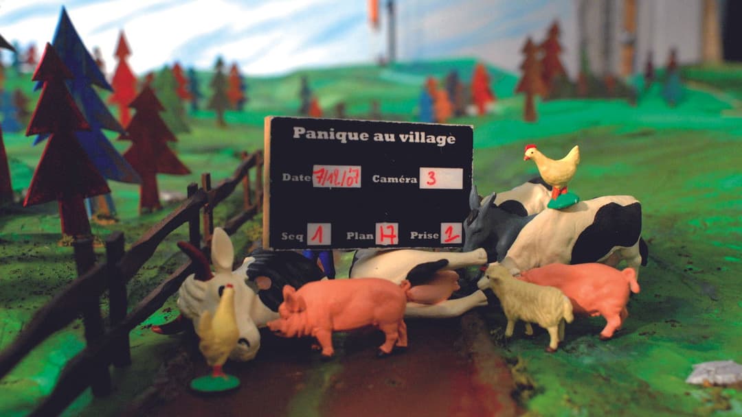 Panique au village backdrop 2