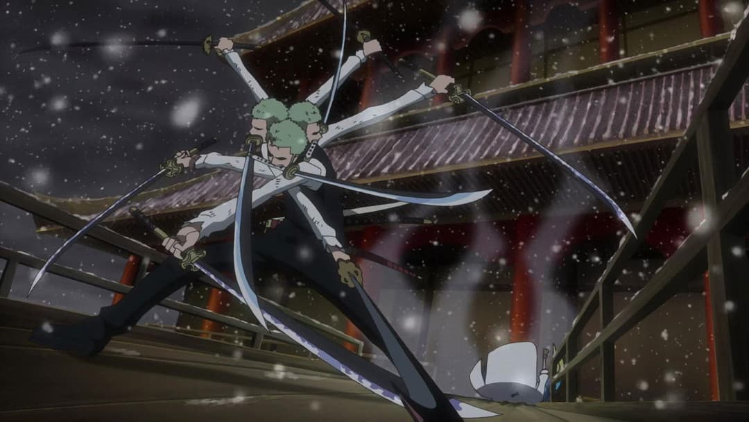 One Piece Film: Strong World backdrop 5