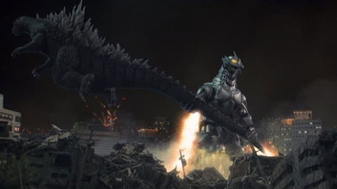 Godzilla Against MechaGodzilla backdrop 10