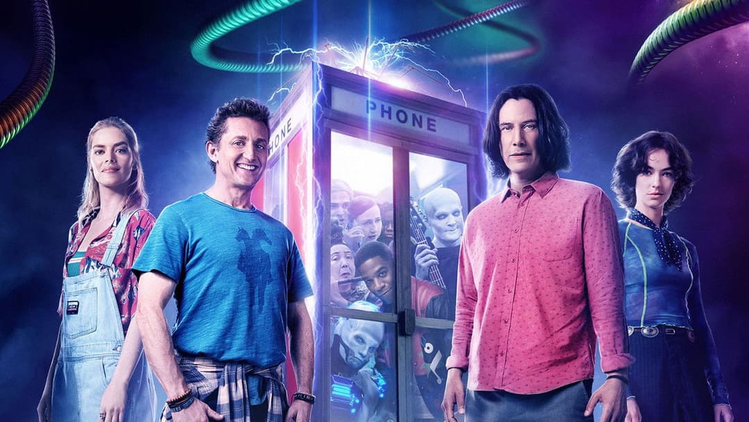 Bill & Ted retten das Universum backdrop 14