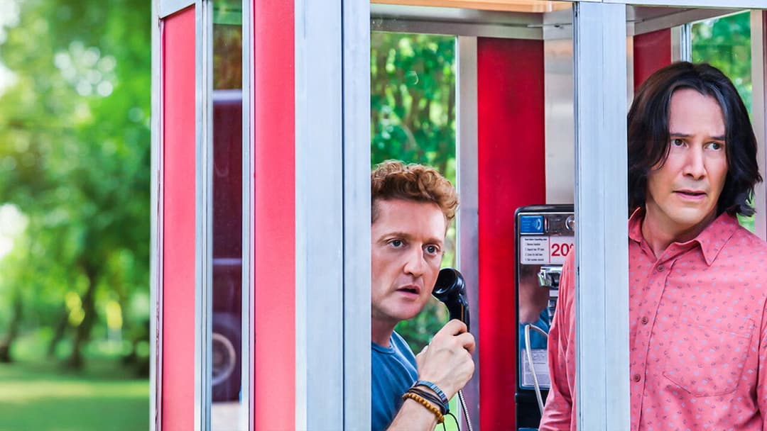 Bill & Ted retten das Universum backdrop 11