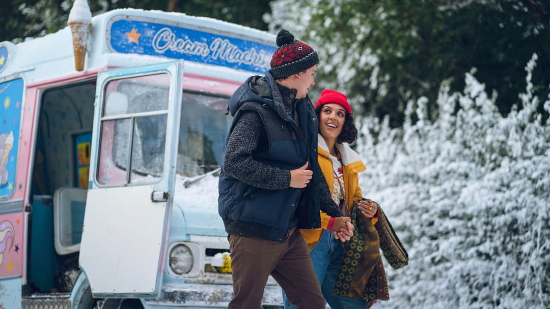 Weihnachten bei dir oder bei mir? backdrop 15