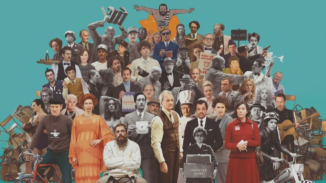 The French Dispatch of the Liberty, Kansas Evening Sun backdrop 2