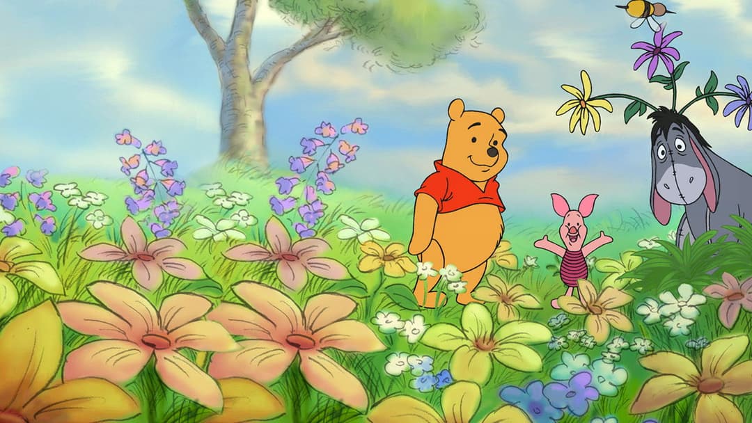 Winnie the Pooh: Springtime with Roo backdrop 3