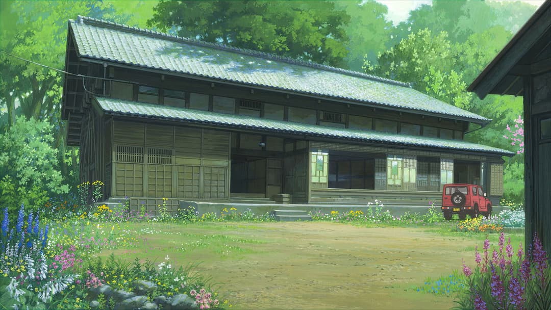 Wolf Children backdrop 11