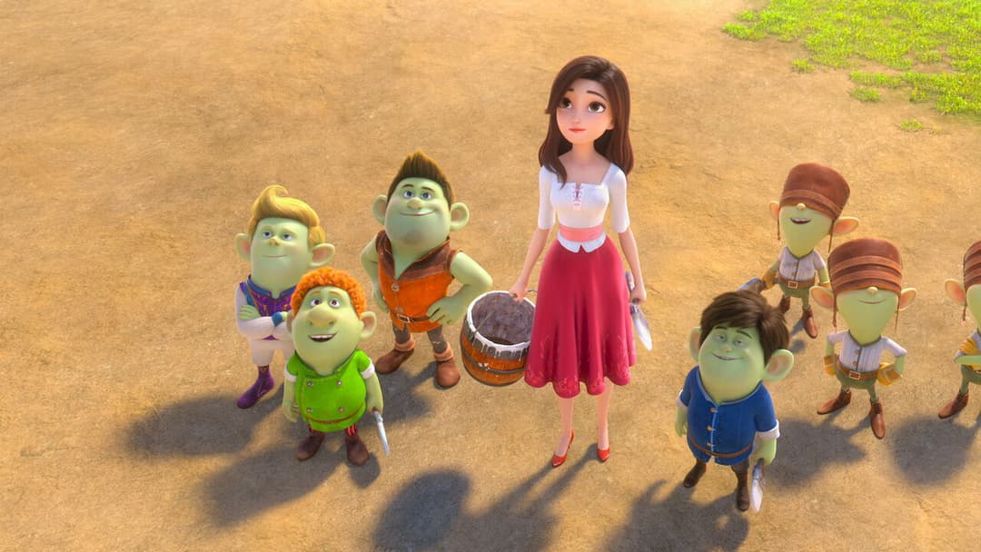 Rotschühchen und die sieben Zwerge backdrop 4