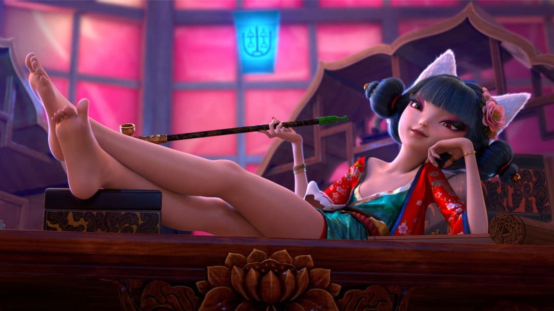 White Snake backdrop 2