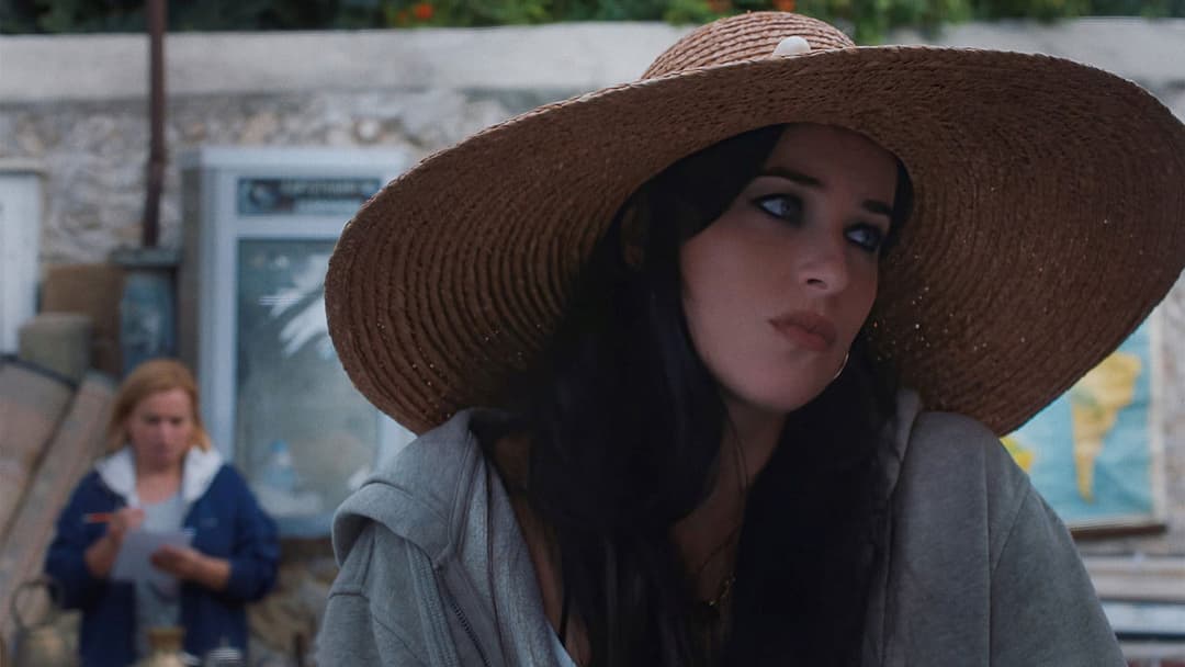 Frau im Dunkeln backdrop 20