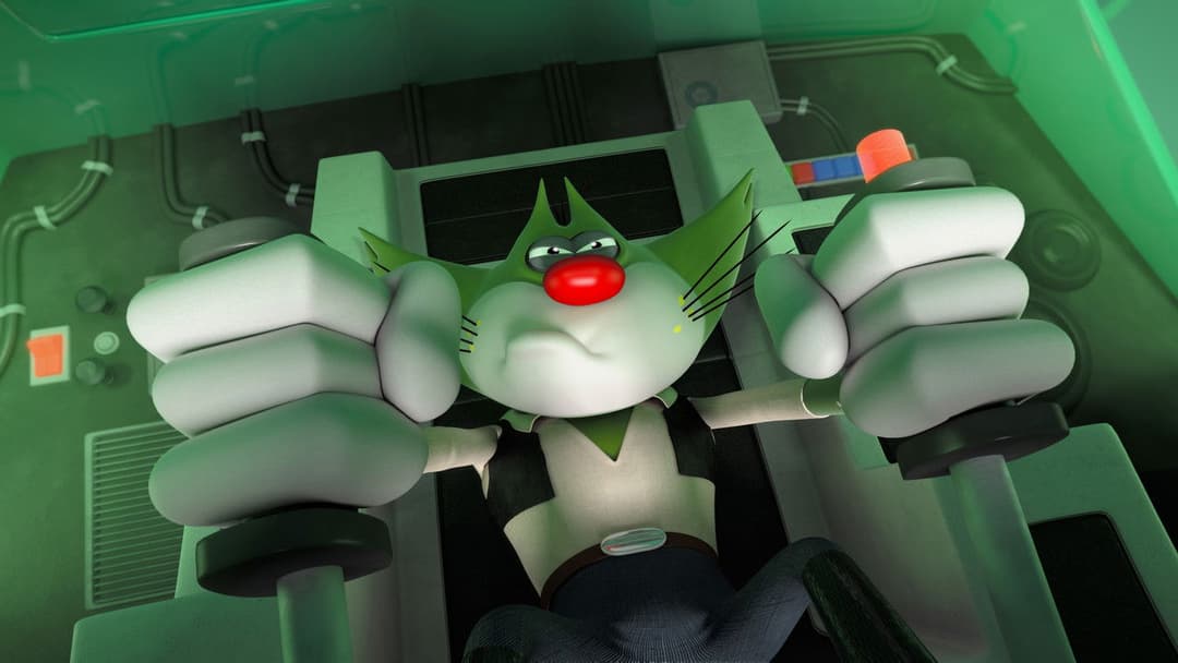 Оґґі та кукарачі backdrop 19