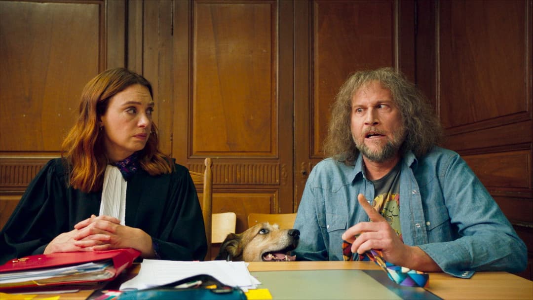 Dog on Trial backdrop 5