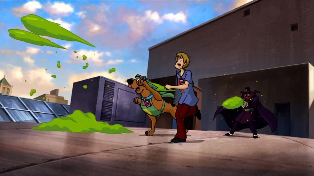 Scooby-Doo! Mask of the Blue Falcon backdrop 6