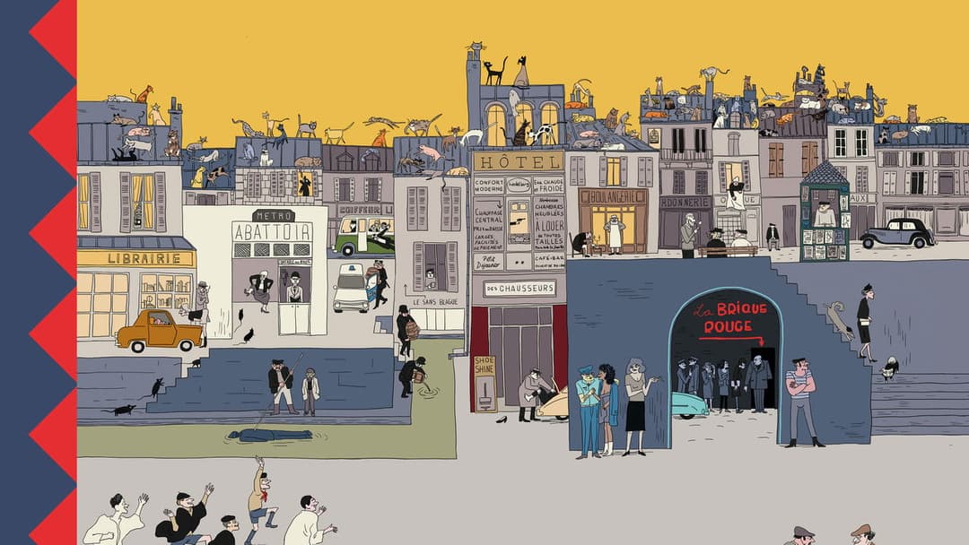 The French Dispatch of the Liberty, Kansas Evening Sun backdrop 16