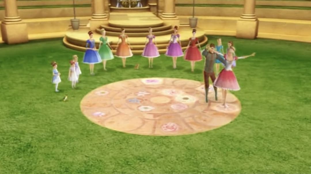 Barbie in Die 12 tanzenden Prinzessinnen backdrop 9