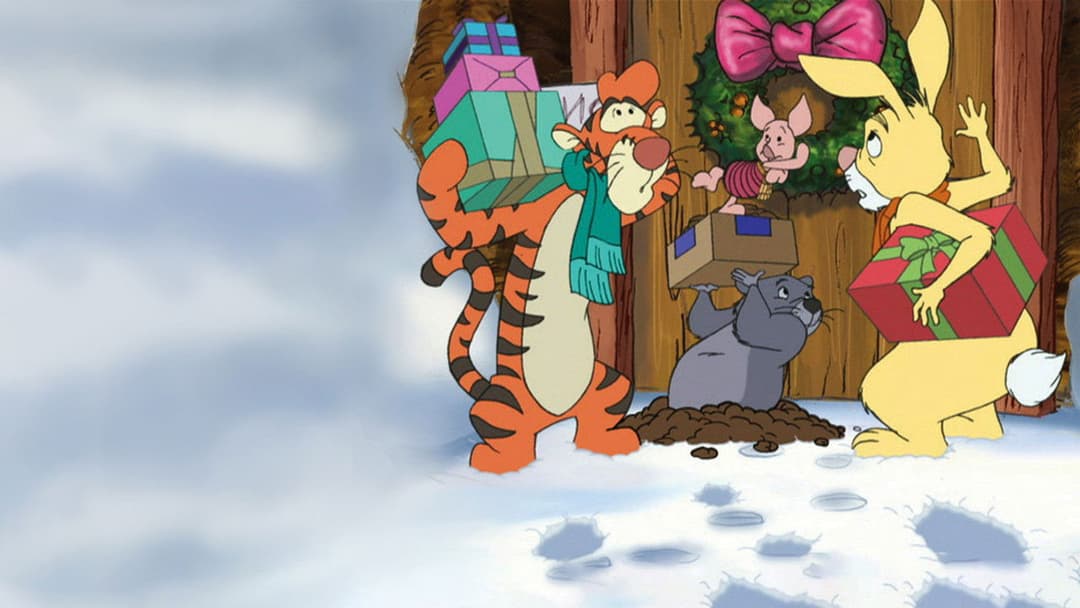 Winnie the Pooh: A Very Merry Pooh Year backdrop 4
