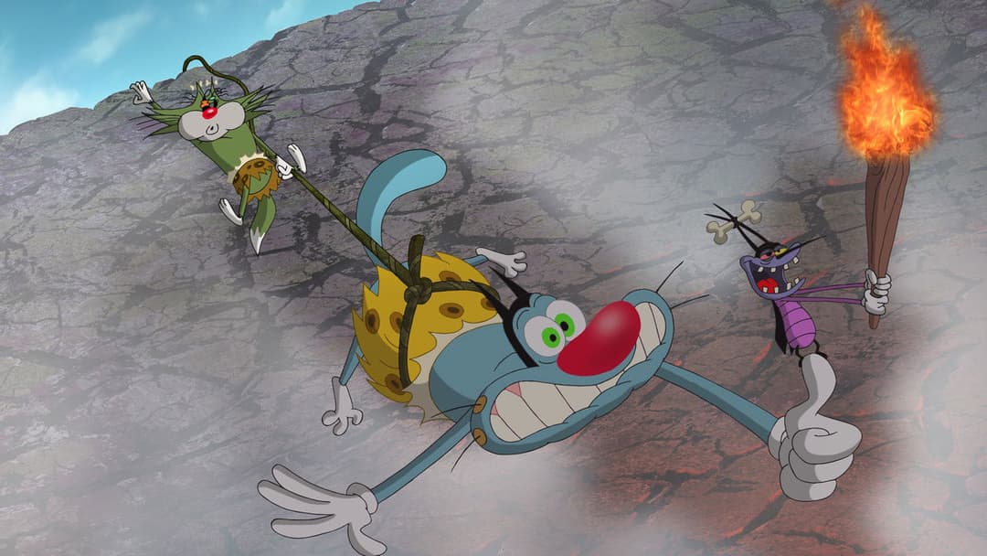 Оґґі та кукарачі backdrop 11