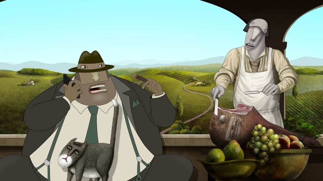 Ruben Brandt, Collector backdrop 6