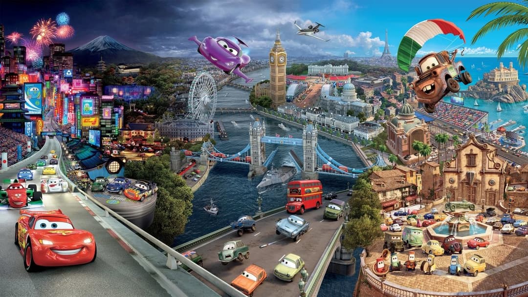 Тачки 2 backdrop 5