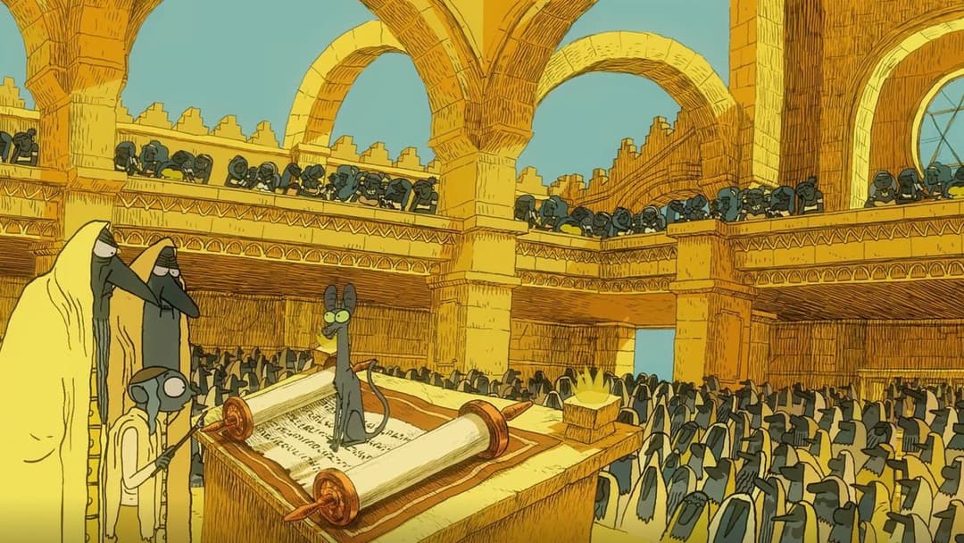 The Rabbi's Cat backdrop 3