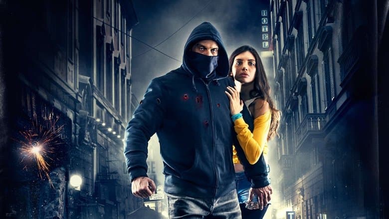 Superhelden-Action Hintergrund