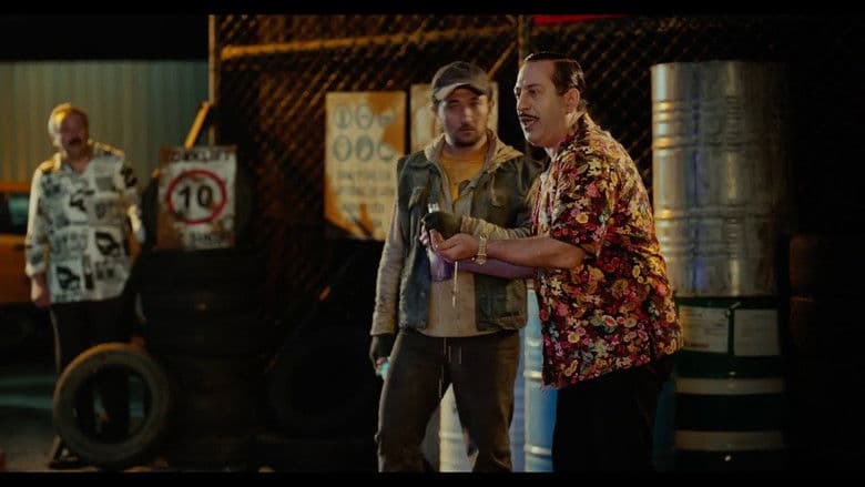 retro-futuristic backdrop