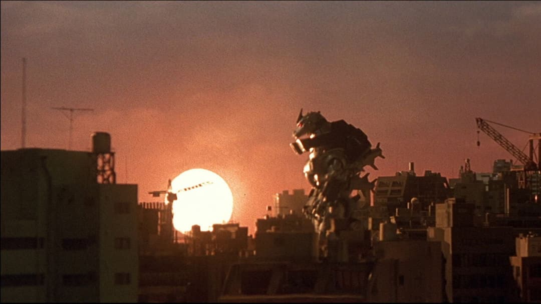 Godzilla Against MechaGodzilla backdrop 12