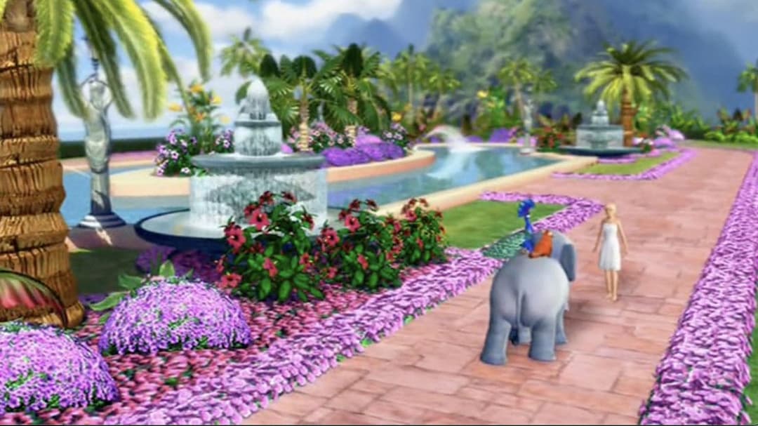 Barbie als Prinzessin der Tierinsel backdrop 19