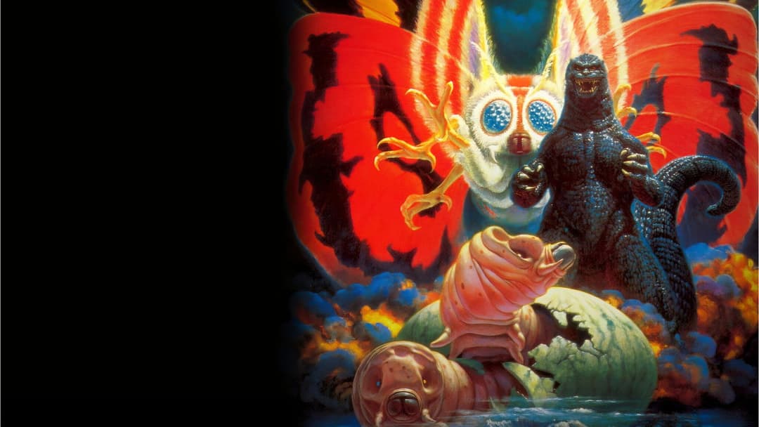 Godzilla vs. Mothra backdrop 4