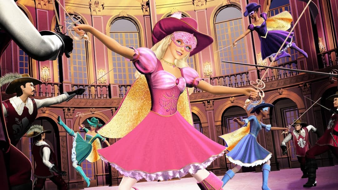 Barbie and the Three Musketeers backdrop 2