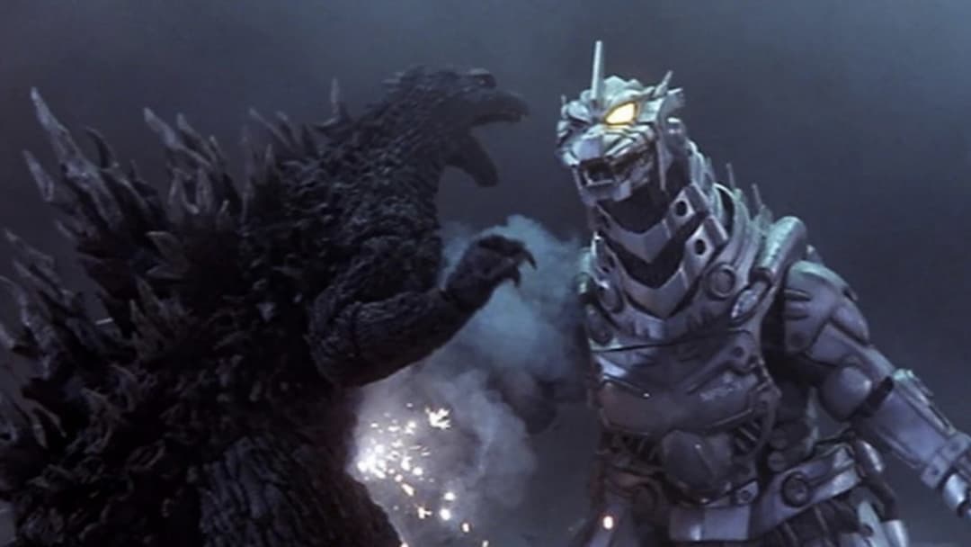 Godzilla Against MechaGodzilla backdrop 3